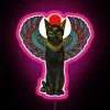 Elegant Color-Changing Bastet Neon Sign with Vibrant RGB LED Lighting