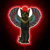 Elegant LED illumination honoring ancient Egyptian goddess of felines and fertility