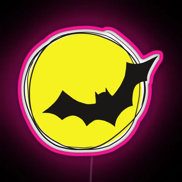 Bat Flying Batman Led RGB Neon Sign