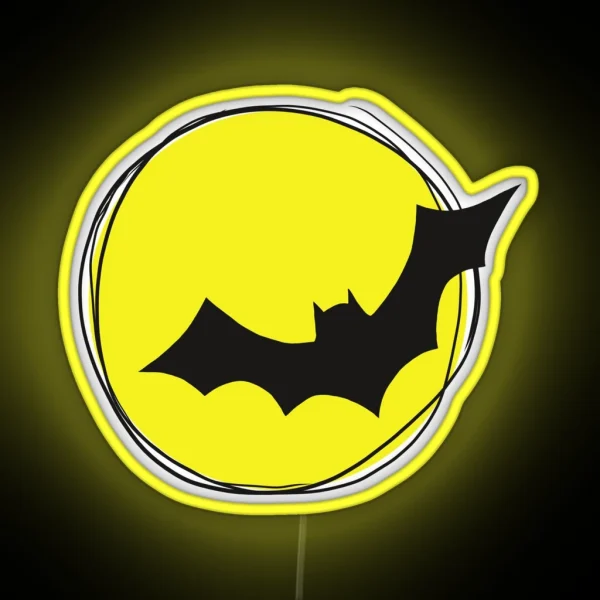 Bat Flying Batman Led RGB Neon Sign