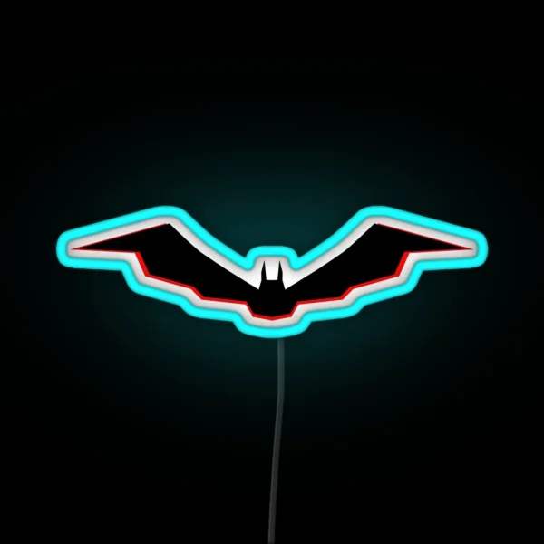 Bat Symbol RGB Neon Sign