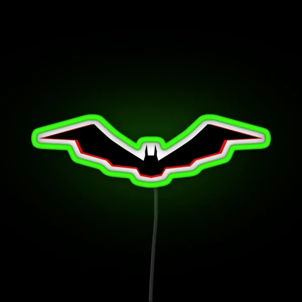 Bat Symbol RGB Neon Sign