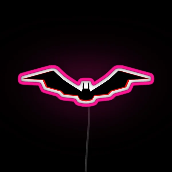 Bat Symbol RGB Neon Sign