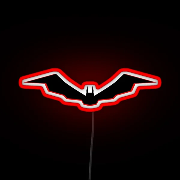 Bat Symbol RGB Neon Sign