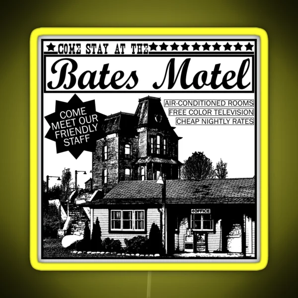 Bates Motel Black Type RGB Neon Sign