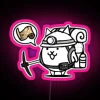 RGB Neon LED Sign with Battle Cats Animated Graphics Display