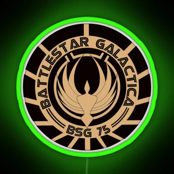 Battlestar Galactica Staff Led RGB Neon Sign