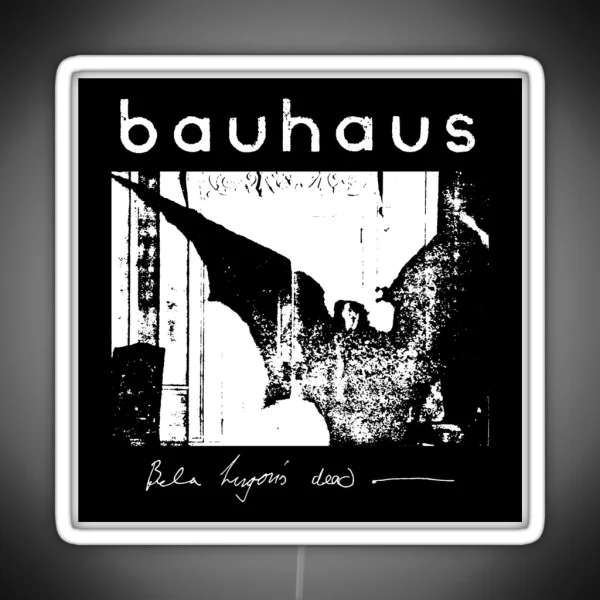 Bauhaus Bat Wings Bela Lugosi S Dead RGB Neon Sign