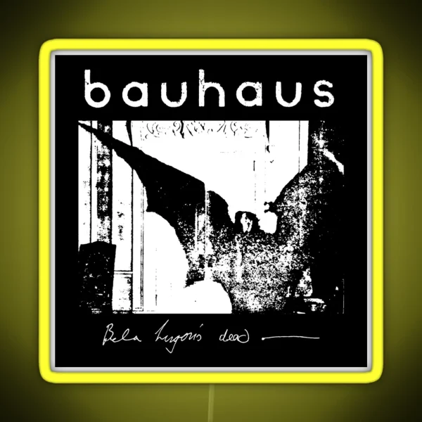 Bauhaus Bat Wings Bela Lugosi S Dead RGB Neon Sign