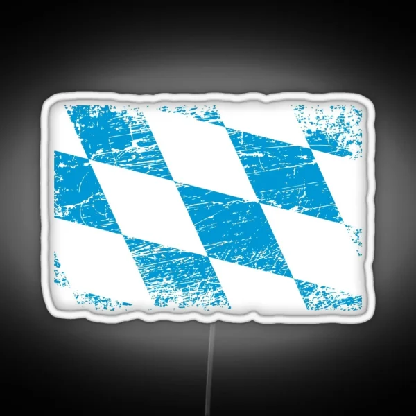 Bavaria Bavarian Flag Flag RGB Neon Sign