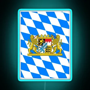 Bavaria COA Flag RGB Neon Sign