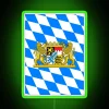 Authentic Bavarian Coat of Arms RGB LED Neon Sign Decoration