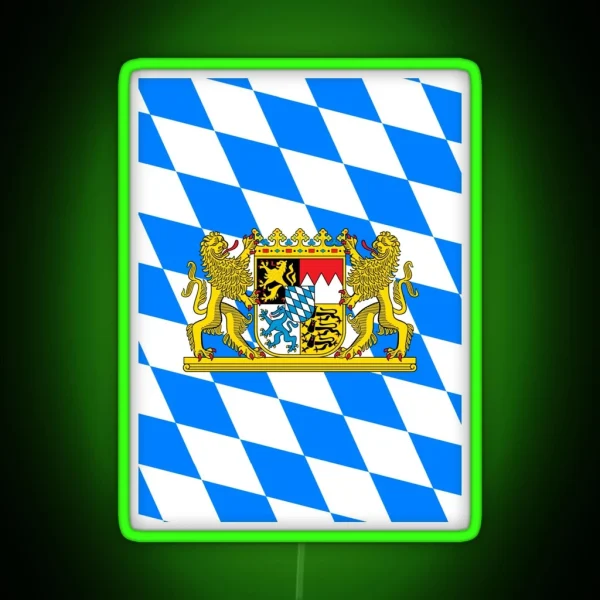 Bavaria COA Flag RGB Neon Sign