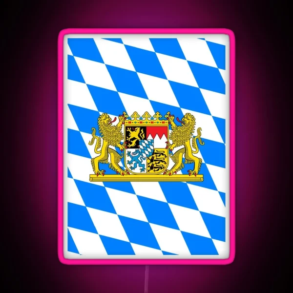 Bavaria COA Flag RGB Neon Sign