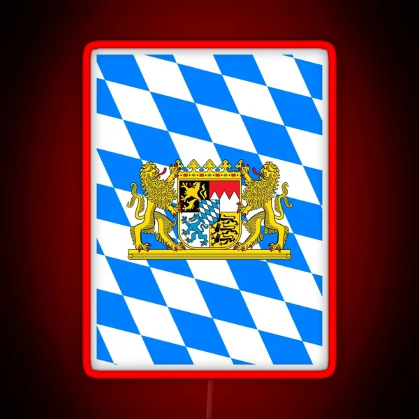 Bavaria COA Flag RGB Neon Sign