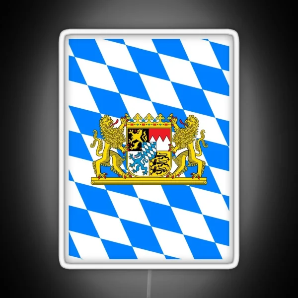 Bavaria COA Flag RGB Neon Sign