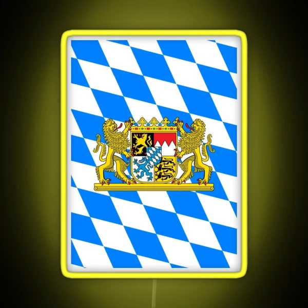 Bavaria COA Flag RGB Neon Sign