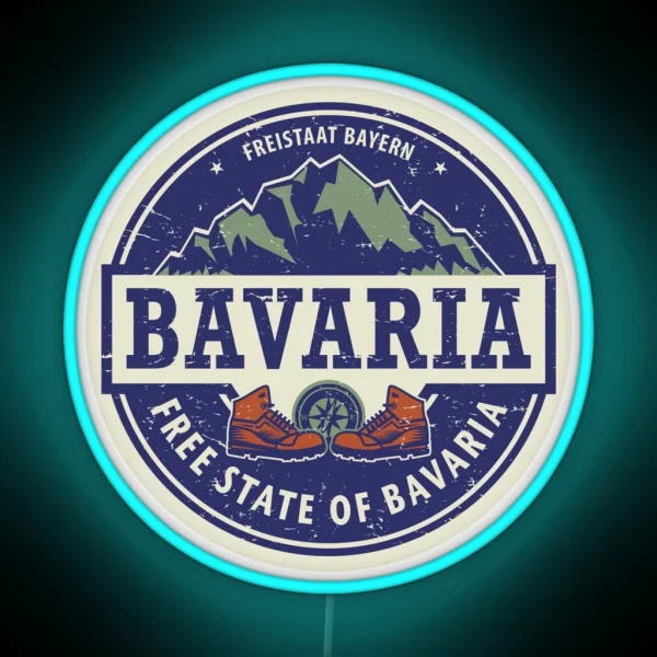 Bavaria Free State Of Bavaria RGB Neon Sign