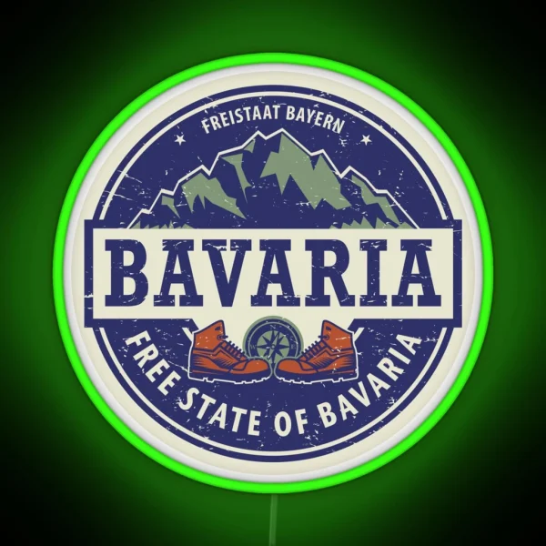 Bavaria Free State Of Bavaria RGB Neon Sign