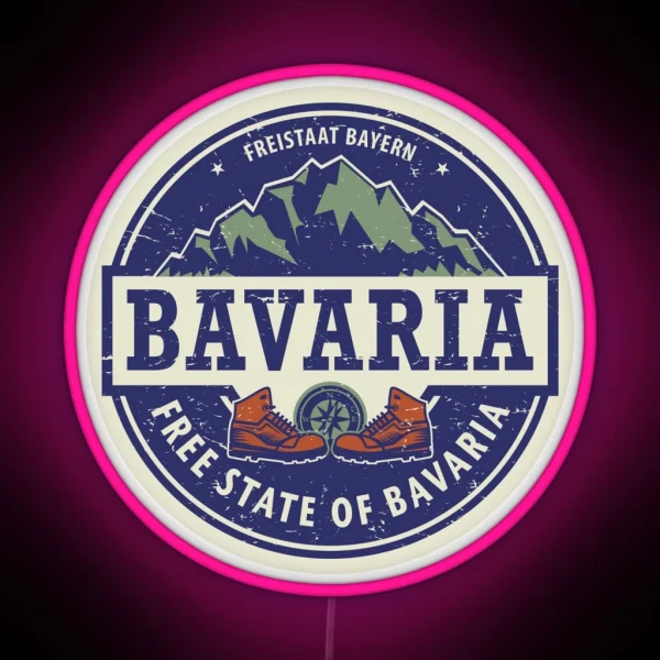 Bavaria Free State Of Bavaria RGB Neon Sign
