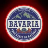 Neon Sign for Bavaria Free State of Bavaria Home Decor
