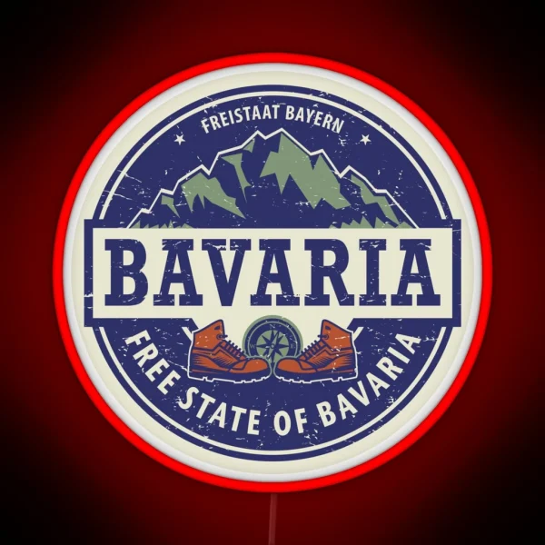 Bavaria Free State Of Bavaria RGB Neon Sign