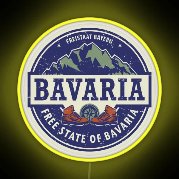 Bavaria Free State Of Bavaria RGB Neon Sign