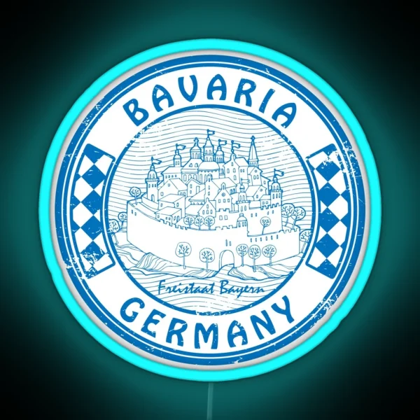 Bavaria Free State Of Bavaria RGB Neon Sign