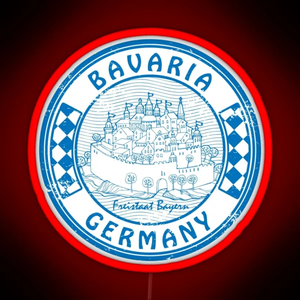 Bavaria Free State Of Bavaria RGB Neon Sign