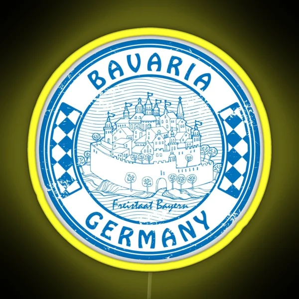 Bavaria Free State Of Bavaria RGB Neon Sign