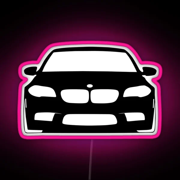 Bavarian Car Black VR2 RGB Neon Sign