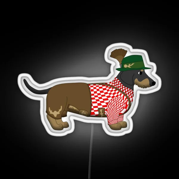 Bavarian Dog RGB Neon Sign