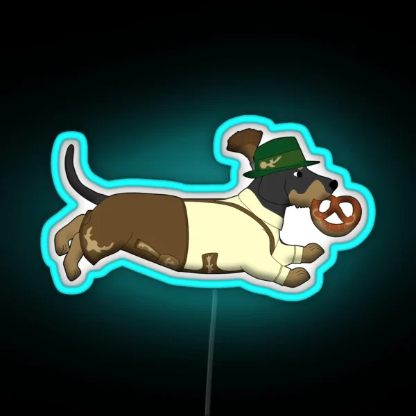 Bavarian Dog RGB Neon Sign