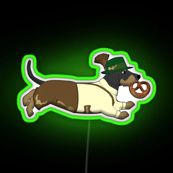 Bavarian Dog RGB Neon Sign