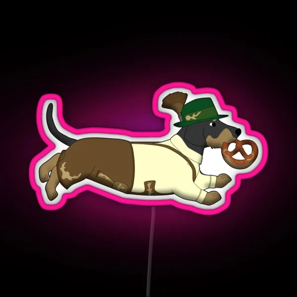 Bavarian Dog RGB Neon Sign
