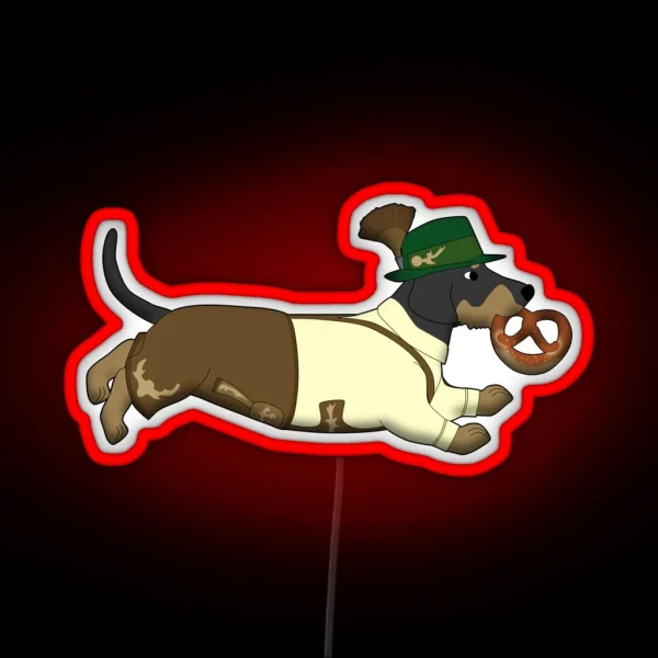 Bavarian Dog RGB Neon Sign