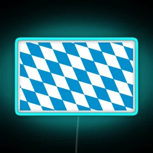 Bavarian Flag RGB Neon Sign