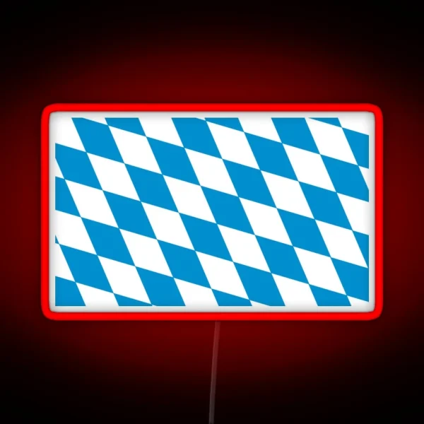 Bavarian Flag RGB Neon Sign