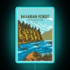 Bavaria-inspired German National Park vintage style multicolor LED neon signage