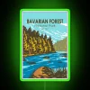 Unique Bavarian Forest National Park Germany Inspired Handmade Neon Sign