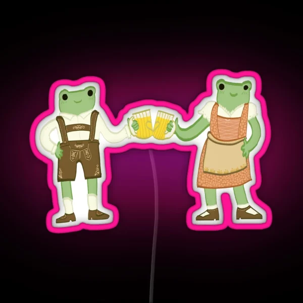 Bavarian Frogs RGB Neon Sign