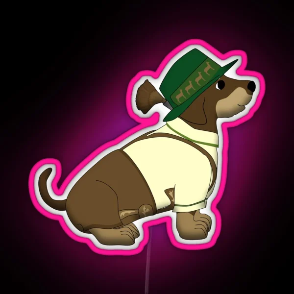 Bavarian Little Dog RGB Neon Sign