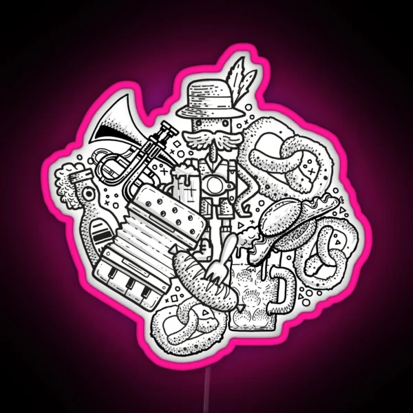 Bavarian Madness RGB Neon Sign