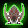 Vibrant Bazelgeuse-inspired RGB neon light for modern gaming room decor.