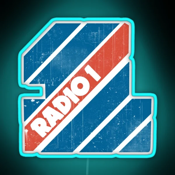 BBC Radio 1 60 S 70 S Logo Vintage Edition RGB Neon Sign