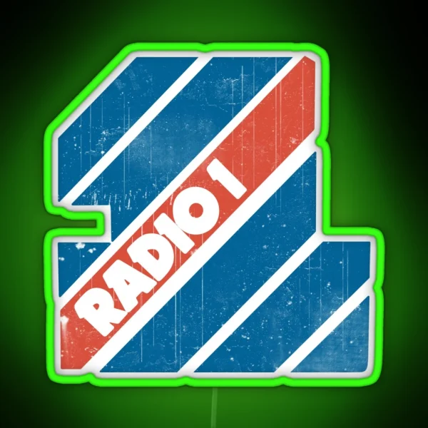 BBC Radio 1 60 S 70 S Logo Vintage Edition RGB Neon Sign