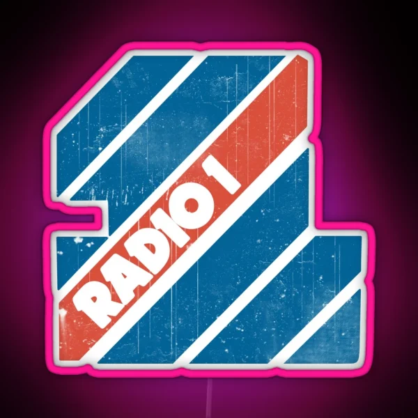 BBC Radio 1 60 S 70 S Logo Vintage Edition RGB Neon Sign