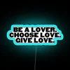 Love Letter to Yourself - Vibrant Neon Sign with Romantic Message