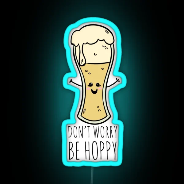 Be Hoppy RGB Neon Sign