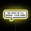 Brighten up any space with our customizable color-changing LED signs